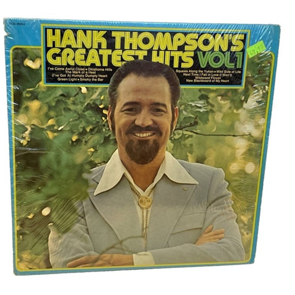 Hank Thompson's Greatest Hits Vol 1 (Vinyl, 1972) Dot DOS-26004 VG+ LP Record